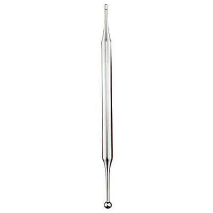 Akupunkturstift Doppelkopf – Edelstahl Ohr- und Körperpunkt-Sonde für Akupressur, Gesichtsreflexzonenmassage
