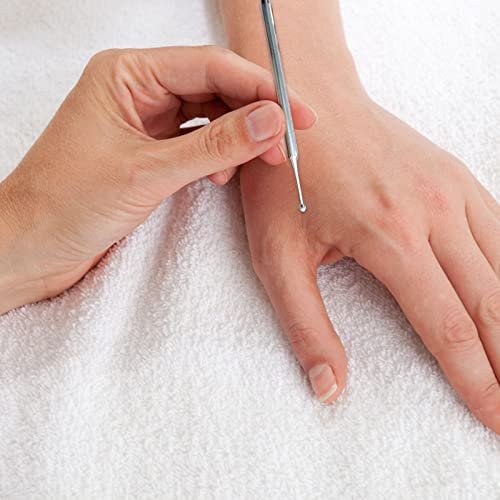 Akupunkturstift Doppelkopf – Edelstahl Ohr- und Körperpunkt-Sonde für Akupressur, Gesichtsreflexzonenmassage
