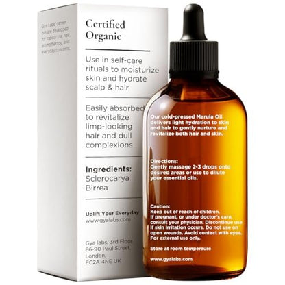 Gya Labs Marula Öl - 30 ml - Trägeröl für Haare, Haut, Gesicht, Kopfhaut & Körpermassage