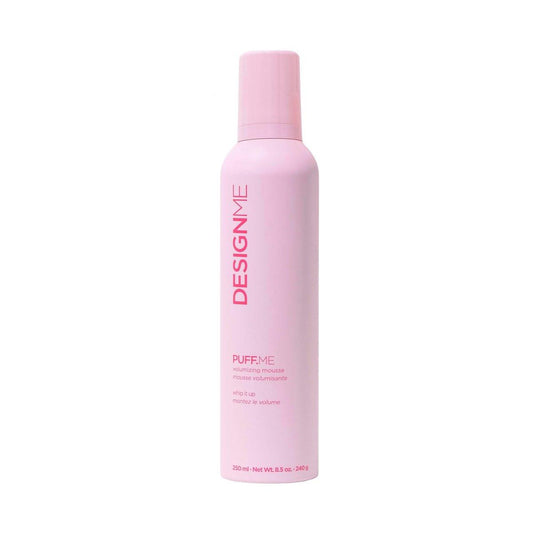 Design.Me PUFF.ME Haarvolumen Mousse | Leichter & flexibler Halt für Locken, Wellen oder glattes Haar | Paraben- & sulfatfreier Haarvollumer für feines Haar mit Vitamin B5 & E, 250 ml