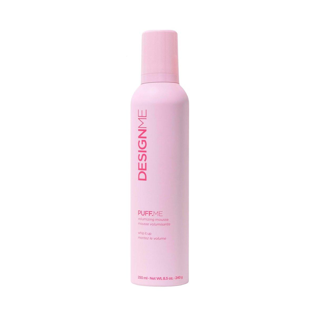 Design.Me PUFF.ME Haarvolumen Mousse | Leichter & flexibler Halt für Locken, Wellen oder glattes Haar | Paraben- & sulfatfreier Haarvollumer für feines Haar mit Vitamin B5 & E, 250 ml