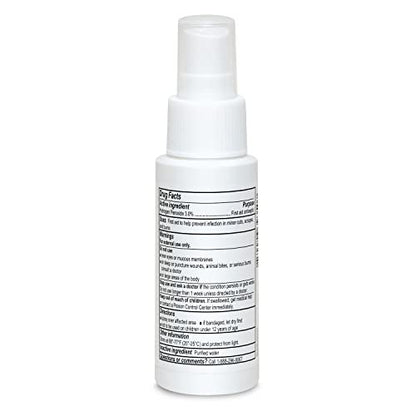 Globe Wasserstoffperoxid 3% Erste-Hilfe Antiseptikum Topische Lösung USP Sprühflasche, 60 ml Praktische Pump-Sprühflasche