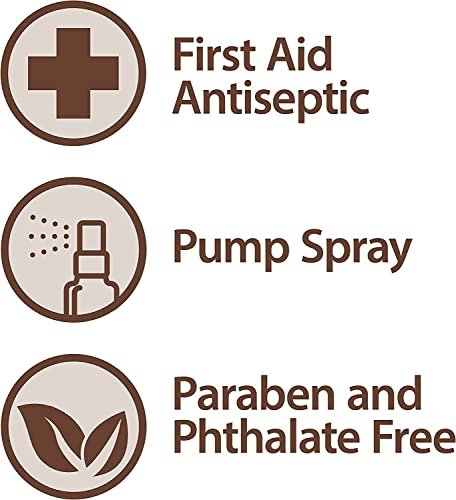 Globe Wasserstoffperoxid 3% Erste-Hilfe Antiseptikum Topische Lösung USP Sprühflasche, 60 ml Praktische Pump-Sprühflasche