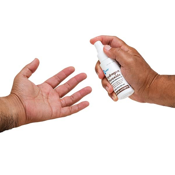 Globe Wasserstoffperoxid 3% Erste-Hilfe Antiseptikum Topische Lösung USP Sprühflasche, 60 ml Praktische Pump-Sprühflasche