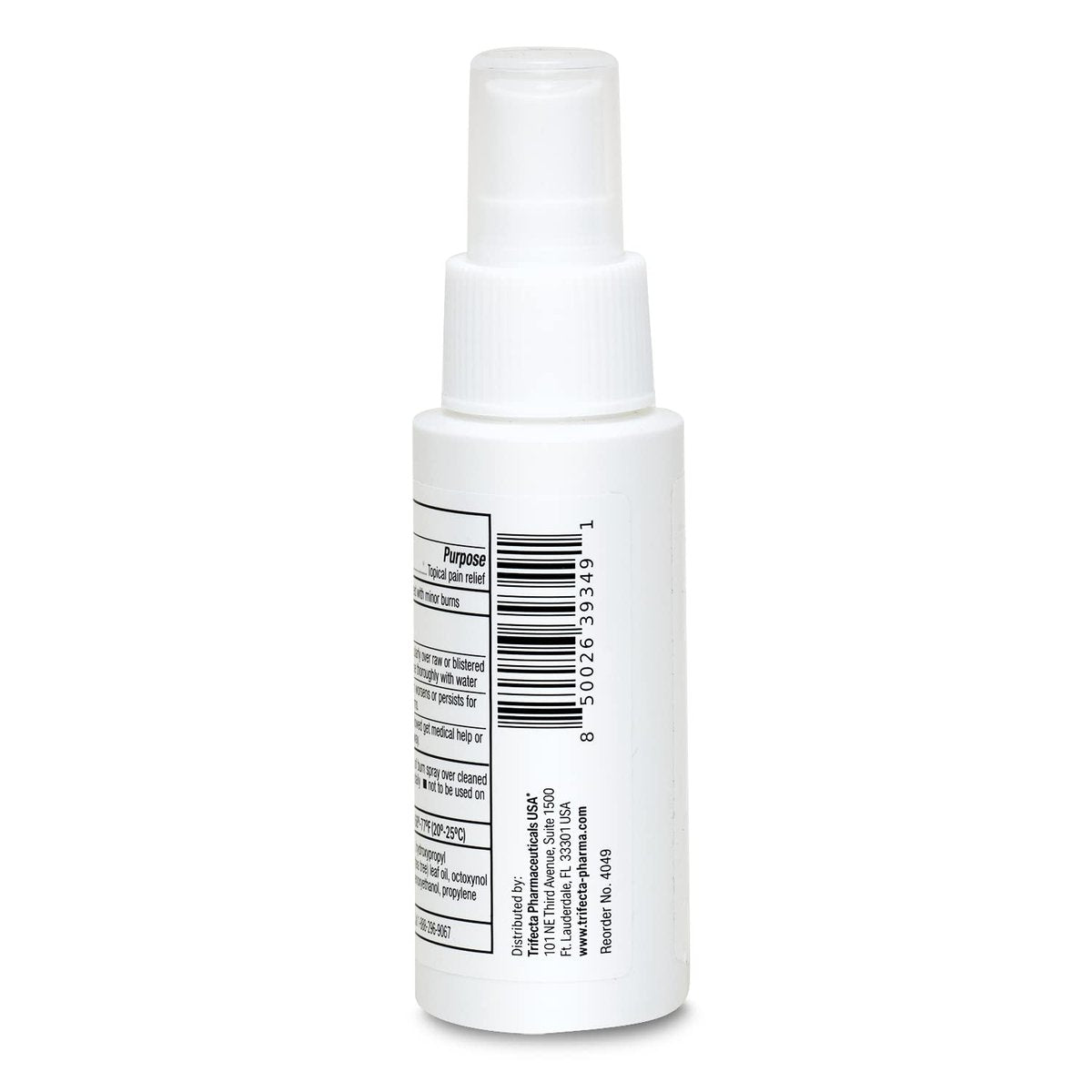 Globe (3er Pack) Brandspray, Lidocain 2% – Topische Anästhetische Schmerzlinderung und Betäubung 2 oz Sprühflasche
