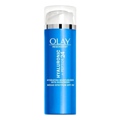 Olay Regenerist Hyaluronic + Peptide 24 Feuchtigkeitscreme, Duftfrei, SPF 30, 1,7 oz