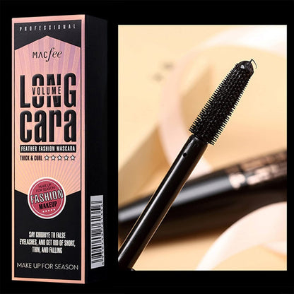 My Amazing Lashes Mascara Black – Volumen & Länge, wasserfest, wischfest, 4D Seidenfaser Wimperntusche, natürlich lang anhaltend, für Frauen (2 Stück)