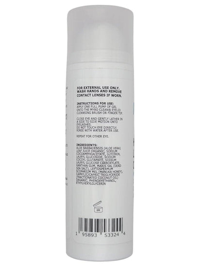 Myboclean Hydrating Lids and Lash Cleansing Gel mit Manuka-Honig UMF 16+, Aloe Vera, Kokosöl, Totes Meer Salz, 1,69 Fl Oz