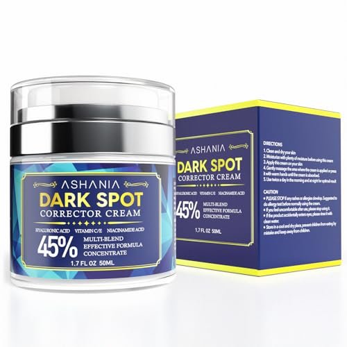 Ashania Dark Spot Corrector – Fleckenentferner für Gesicht & Körper, Behandlung von Altersflecken und Sonnenflecken, für alle Hauttypen, 50 ml