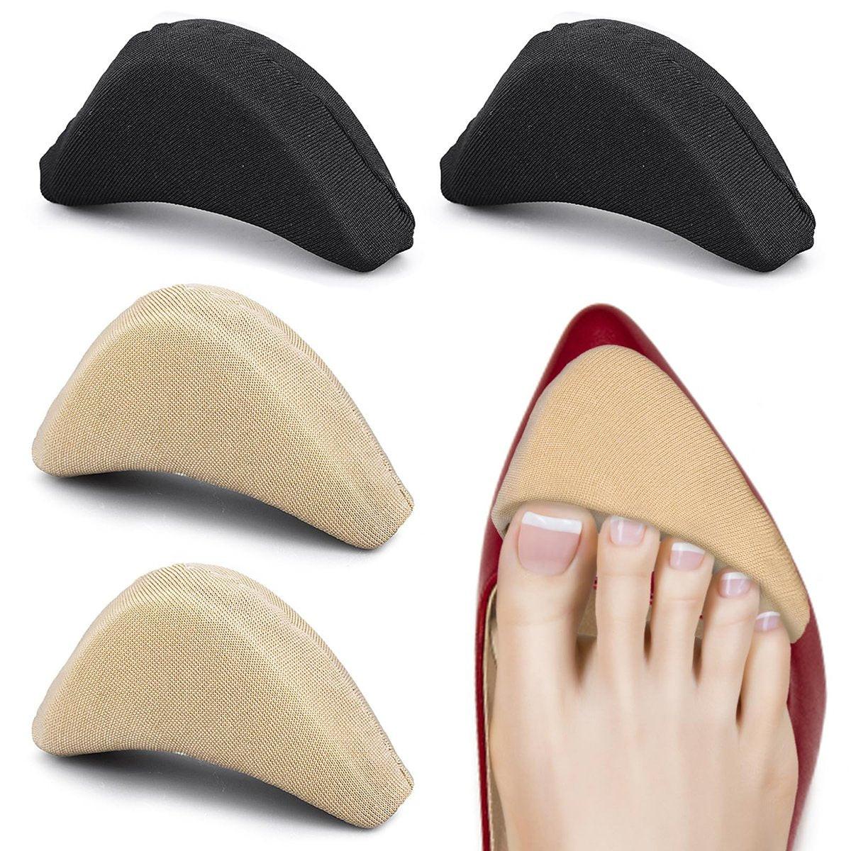 WLLHYF 2 Paar weiche, verstellbare Schuhfüller aus Schaumstoff – Großer Zehenstopfen, Schuhpolster für Damen, Wiederverwendbar, Zu große Schuhe anpassen