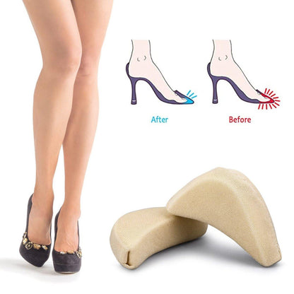 WLLHYF 2 Paar weiche, verstellbare Schuhfüller aus Schaumstoff – Großer Zehenstopfen, Schuhpolster für Damen, Wiederverwendbar, Zu große Schuhe anpassen