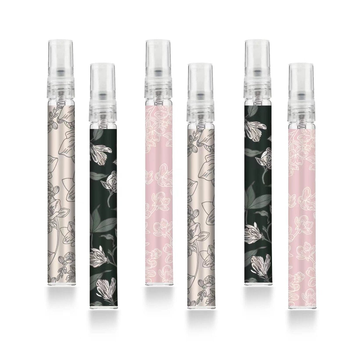Facewegen 6er Set Nachfüllbare Reise-Parfümzerstäuberflaschen 10 ml – Tragbare Duftsprayflaschen für Männer und Frauen