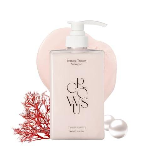 GROWUS Damage Therapy Shampoo - Salicylsäure, Niacinamid, Dexpanthenol, Protein - 500ml