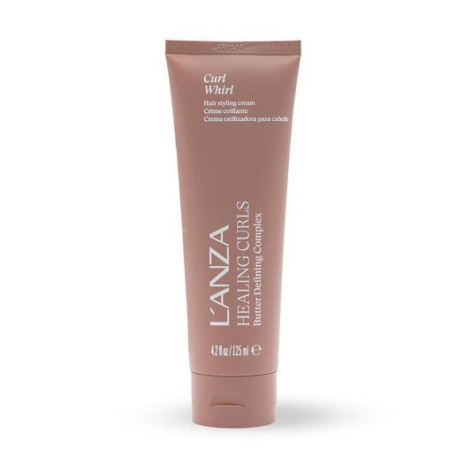 L'ANZA Healing Curls Curl Whirl Defining Creme – Locken definierende Creme, Leave-In Styling Conditioner, feuchtigkeitsspendend, Anti-Frizz, sanfter Halt, farbsicher, Anti-Feuchtigkeit, stärkende Pflege, sulfatfrei (4,2 Fl Oz)