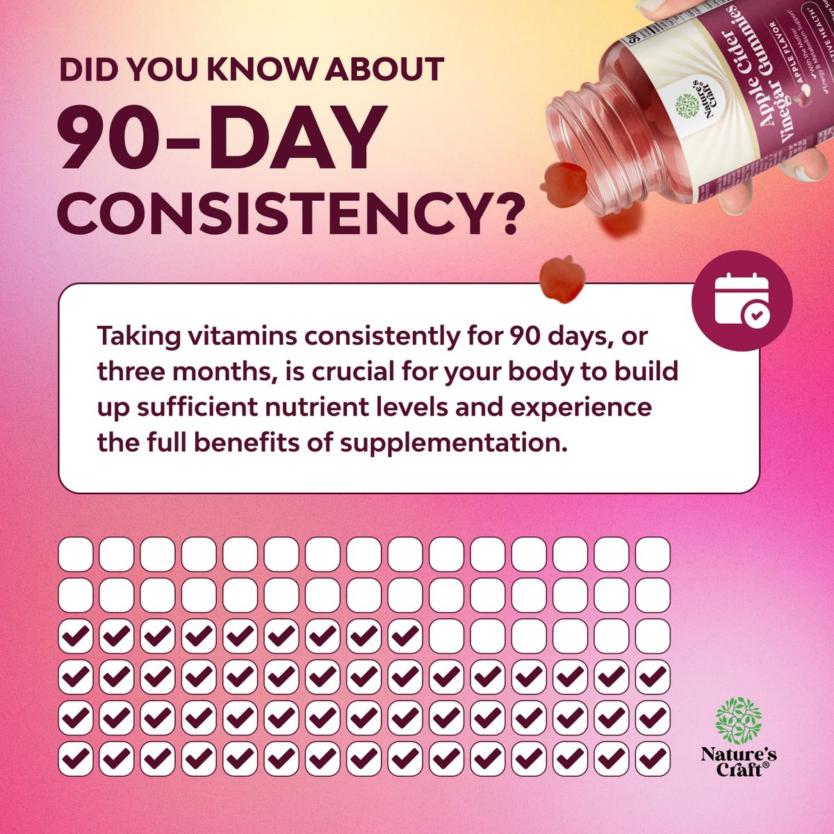 ACV Apfelessig Gummibärchen – Natürlicher Energie-Booster mit Mother zur Körperreinigung, Immununterstützung und Darmgesundheit mit Vitamin B12 und Rote Bete – 120 Stück