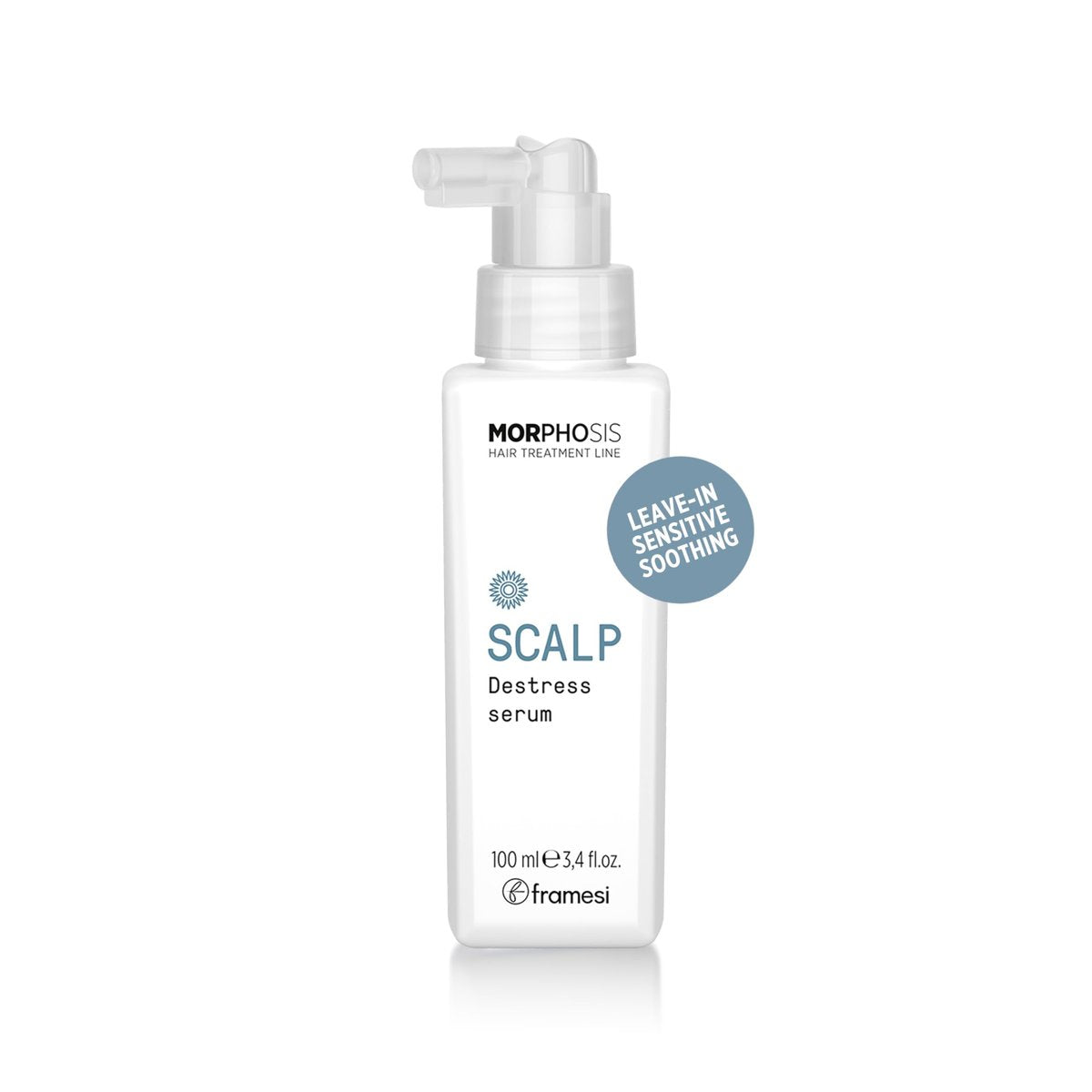 FRAMESI Morphosis Scalp Destress Serum – 3,4 fl oz Beruhigende Leave-In Kopfhautbehandlung für empfindliche Kopfhaut