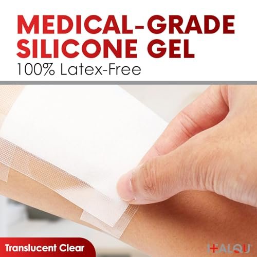 HEALQU Transparentes medizinisches Klebeband – 12 Rollen, 1" x 10yd, chirurgisches Tape mit sanfter Haftung für empfindliche Haut, zur Wundversorgung, Schlauchfixierung, Erste-Hilfe-Bedarf – Atmungsaktiv, mikroporös