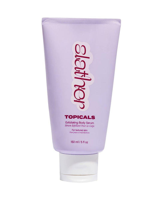 Topicals Slather Peeling-Körper Serum – Mit Retinol, Squalan, Harnstoff und AHAs für unebene, raue oder strukturierte Haut – AHA-Peeling-Serum für den Körper (150 ml)