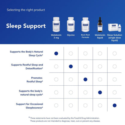 Pure Encapsulations Melatonin 3 mg – Antioxidant zur Unterstützung des natürlichen Schlafs & Linderung gelegentlicher Schlaflosigkeit – 30 Kapseln