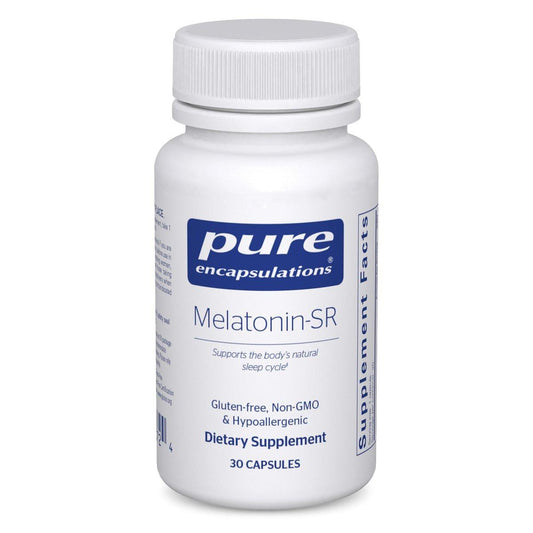 Pure Encapsulations Melatonin-SR – Melatonin mit verlängerter Freisetzung – Unterstützt erholsamen Schlaf* – Schlafmittel – Glutenfrei & vegan – 30 Kapseln