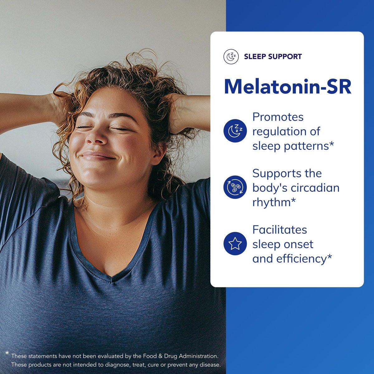 Pure Encapsulations Melatonin-SR – Melatonin mit verlängerter Freisetzung – Unterstützt erholsamen Schlaf* – Schlafmittel – Glutenfrei & vegan – 30 Kapseln