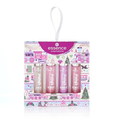 essence Extreme Shine Volume Lipgloss Geschenkset – 4 Farben in einem Set – Vegan & Tierversuchsfrei