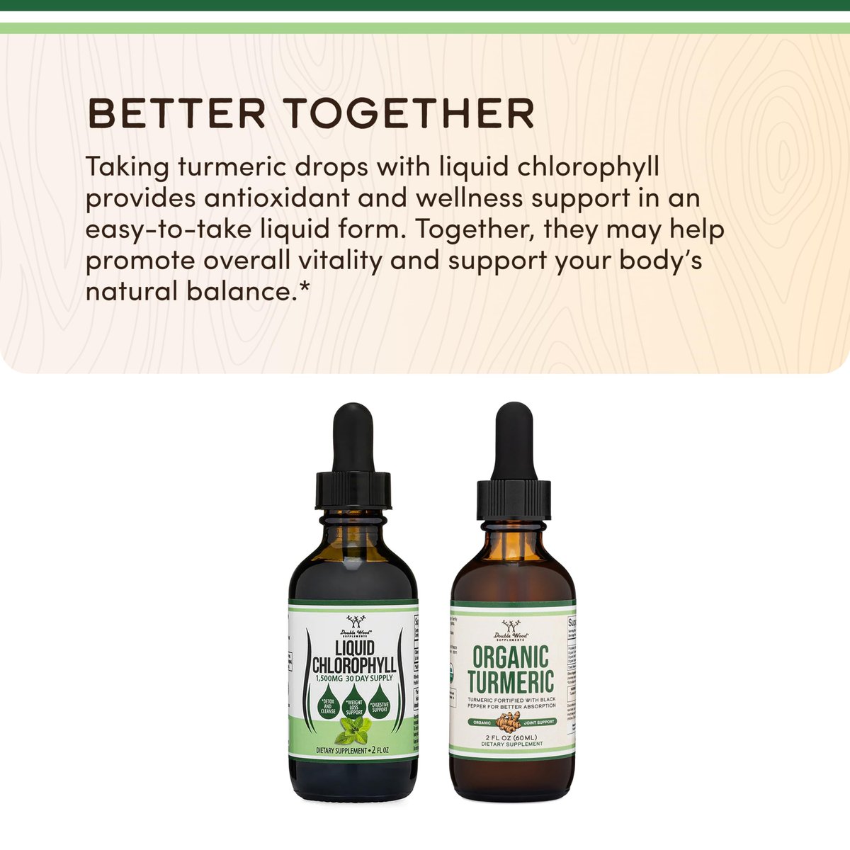 Chlorophyll Liquid Drops – für Verdauung, Darmgesundheit, Energie und Entgiftung – Vegan &amp; Pfefferminzgeschmack (2 oz) von Double Wood