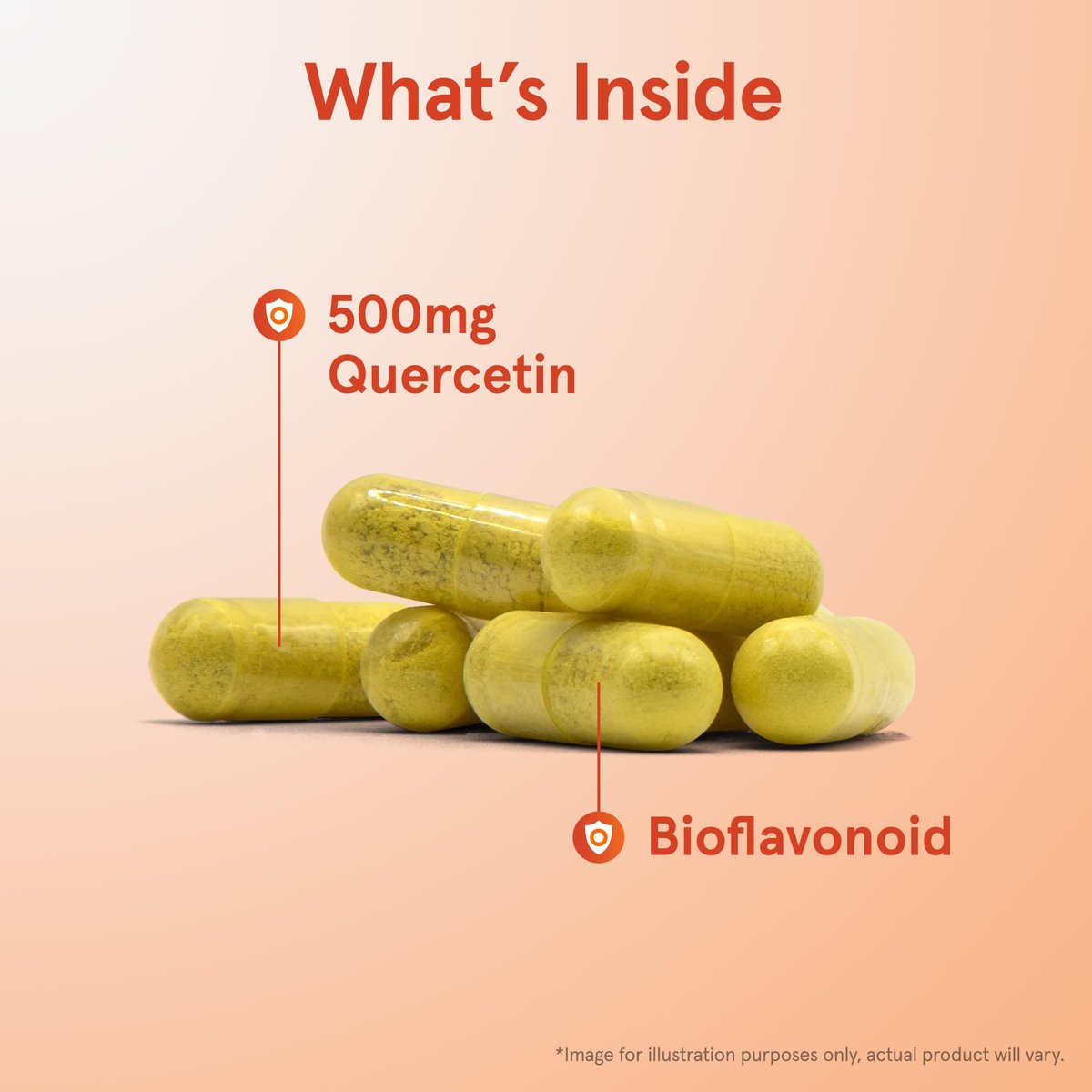 Jarrow Formulas Quercetin 500mg Kapseln - 30 vegane Kapseln - Unterstützt Antioxidantienstatus, Herz-Kreislauf-Gesundheit & Immunsystem - 30 Portionen