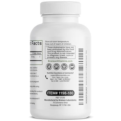 Bronson Johanniskraut 700 mg pro Portion – Hypericum perforatum – Unterstützt positive Stimmung – Non-GMO, 180 Kapseln