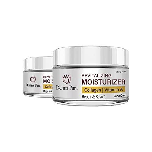 Avaivy (2er-Pack) Derma Pure Revitalisierende Feuchtigkeitscreme für das Gesicht