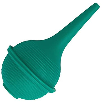 ResOne Sterile Gummiballenspritze, 2er-Pack, Grün 30 ml, Ohrenspritze für Baby & Erwachsene, Nasenpflege, Nasenspülung, Ohrenschmalzentfernung, sanfte Spülung, flacher Boden für Stabilität