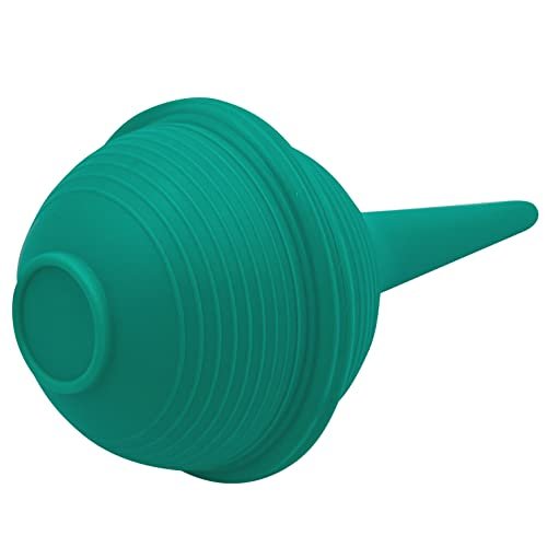 ResOne Sterile Gummiballenspritze, 2er-Pack, Grün 30 ml, Ohrenspritze für Baby & Erwachsene, Nasenpflege, Nasenspülung, Ohrenschmalzentfernung, sanfte Spülung, flacher Boden für Stabilität