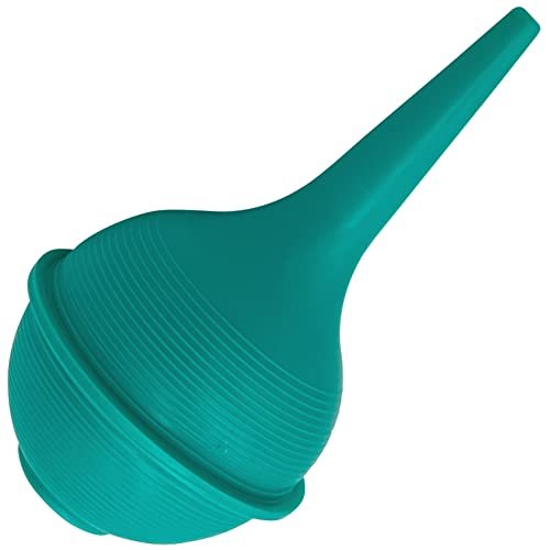 Sterile Gummiballenspritze 2er-Pack, 90 ml Ohrenspritze für Ohrenschmalz, Baby- & Erwachsenen-Nasenpflege, Sinusspülung, sanfte Schleimentfernung, rutschfester Griff, flacher Boden