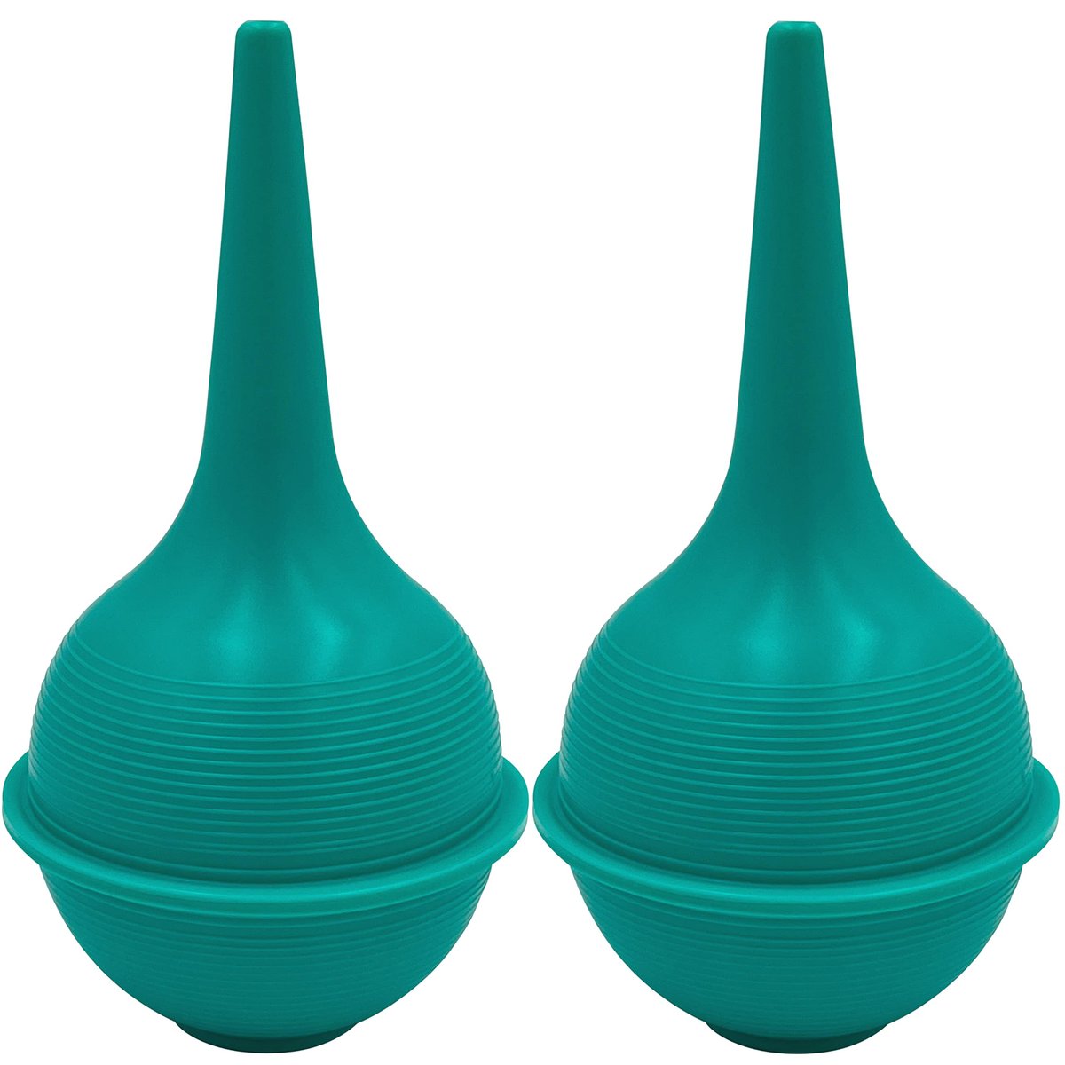 Sterile Gummiballenspritze 2er-Pack, 90 ml Ohrenspritze für Ohrenschmalz, Baby- & Erwachsenen-Nasenpflege, Sinusspülung, sanfte Schleimentfernung, rutschfester Griff, flacher Boden