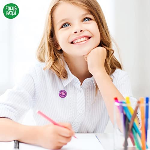 NATPAT Focus Patch – Konzentrationssticker für Kinder und Erwachsene – 24 natürliche Aufmerksamkeitspflaster – Chemikalienfrei & ohne Drogen