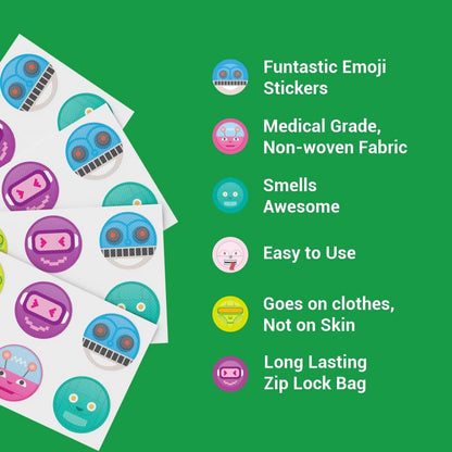 NATPAT Focus Patch – Konzentrationssticker für Kinder und Erwachsene – 24 natürliche Aufmerksamkeitspflaster – Chemikalienfrei & ohne Drogen