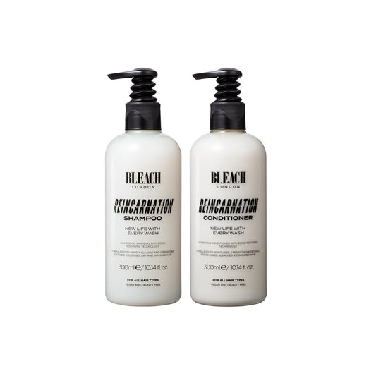 BLEACH LONDON REINCARNATION Shampoo und Conditioner Set – Stärkendes Duo mit Bond-Repair-Technologie (2er-Pack)