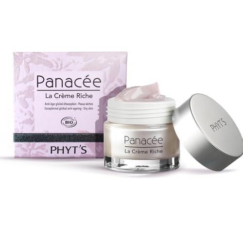 Phyts Panacea The Rich Cream - Gesichtsfeuchtigkeitscreme für reife, trockene Haut - Anti-Aging-Gesichtscreme mit Omega 6 und Vitamin E - 1,69 oz