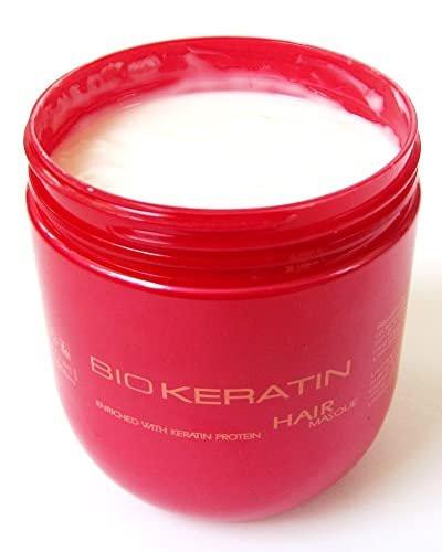 Bio PureOils Bio Keratin Luxury Collection Anti-Frizz Glättende Haarmaske 500 ml