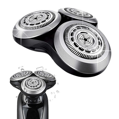 SH90 Ersatzköpfe für Philips Norelco Rasierer Serie 9000 – Neue Version mit Metallradschnalle und verbesserten Doppelschicht-Präzisionsklingen