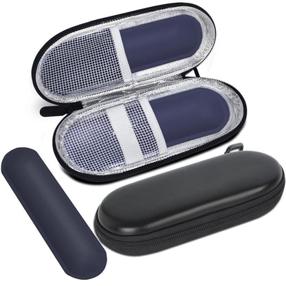 MOSLA Insulin-Kühlertasche Reiseetui für Diabetiker – Medikamenten-Organizer mit 2 Kühlakkus für Insulin-Pens und Zubehör