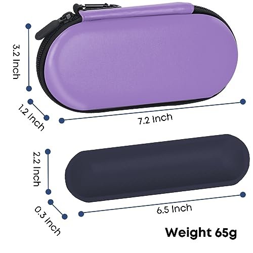 MOSLA Insulin-Kühltasche für Diabetiker – Isolierte Reisetasche mit 2 Kühlakkus für Insulin-Pens und Zubehör (Lila, Kompakt)