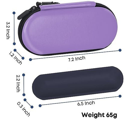 MOSLA Insulin-Kühltasche für Diabetiker – Isolierte Reisetasche mit 2 Kühlakkus für Insulin-Pens und Zubehör (Lila, Kompakt)