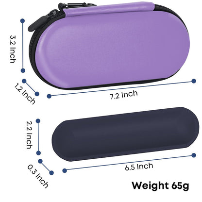 MOSLA Insulin-Kühltasche für Diabetiker – Isolierte Reisetasche mit 2 Kühlakkus für Insulin-Pens und Zubehör (Lila, Kompakt)