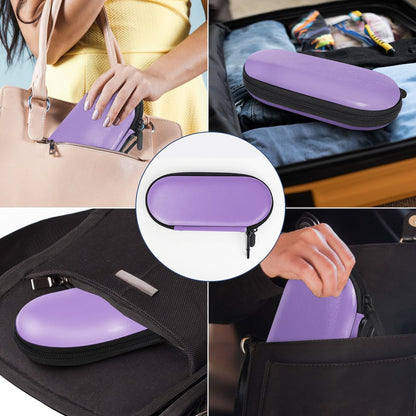 MOSLA Insulin-Kühltasche für Diabetiker – Isolierte Reisetasche mit 2 Kühlakkus für Insulin-Pens und Zubehör (Lila, Kompakt)
