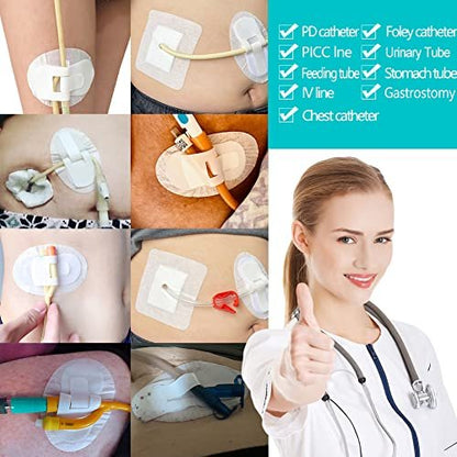 Katheter-Fixierpflaster für Ernährungssonden und PD-Dialyse – 5er Pack – Hola Health