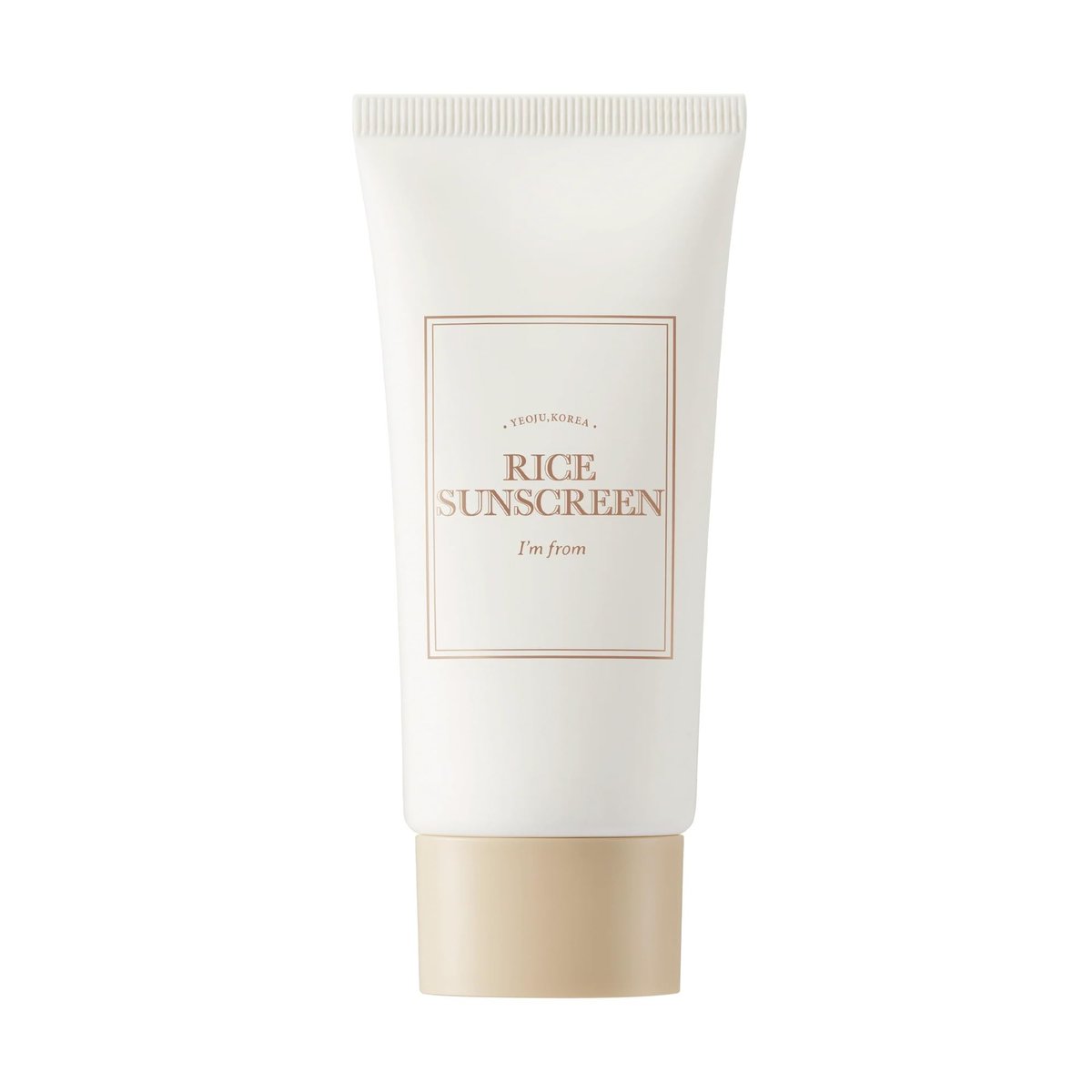 I'm from Rice Sunscreen 50ml – Physikalischer Sonnenschutz mit Reisextrakt 41%, Non-Nano Zinkoxid, Riffreundlich