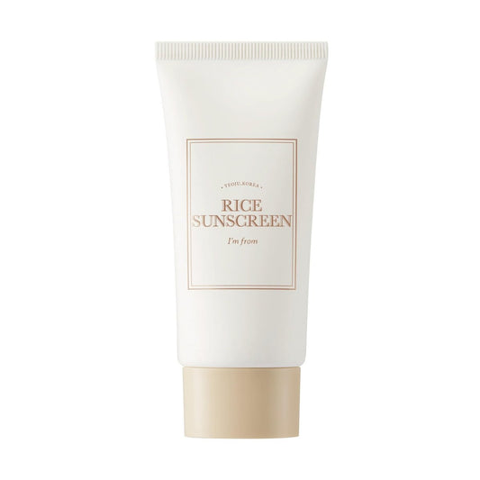 I'm from Rice Sunscreen 50ml – Physikalischer Sonnenschutz mit Reisextrakt 41%, Non-Nano Zinkoxid, Riffreundlich