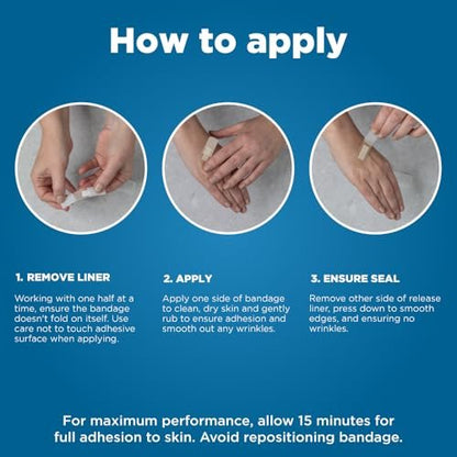 Sheer and Clear Adhesive Bandages Familien-Varietätspackung für kleine Schnitte, Schürfwunden, Erste Hilfe und Wundversorgung, verschiedene Größen, 280 Stück