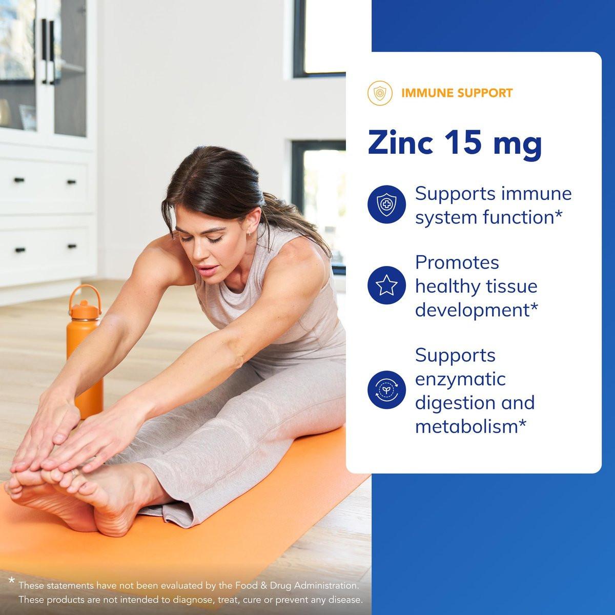 Pure Encapsulations Zink 15 mg – Zinkpicolinat zur Unterstützung des Immunsystems, für Wachstum & Entwicklung und Wundheilung – 30 Kapseln